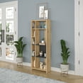 thumbnail image 3 of Ada Home Decor Abis 4 Tier Bookcase, Anthracite/Oak, 3 of 7
