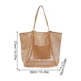 thumbnail image 2 of BotaniNest Large Capacity Mesh Beach Suitable For Spending A Day On The Beach This Is A Choice For Those Who Want A Spacious And Convenient Beach Excursion ., 2 of 2