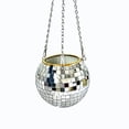 thumbnail image 2 of 7" Disco Ball Plant Hanger with Hanging Rope, Hanging Chain, Hook, Circle | for Decoration,M, 2 of 8
