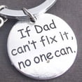 thumbnail image 6 of Shenmeida 4Pcs Dad Keychain Dad Gifts From Son Daughter Christmas Gift Keyring Father's Day Gift For Dad Papa Daddy (If dad can't fix it, no one can), 6 of 6