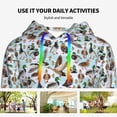 thumbnail image 4 of Lsque Mallard Ducks Wild Birds1 Pattern Casual Women's Hoodie,Hooded Sweatshirt with Kangaroo Pocket,Pullover Hoodie with Eye-catching Drawstrings-Large, 4 of 7