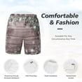 thumbnail image 4 of Kdxio Christmas Print Men'S Swim Trunks With Compression Liner 7 Inch Inseam Quick Dry Swim Shorts, 4 of 7