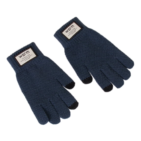 OJJCXA Womens Mens Gloves for Women Men Knitted Windproof Ski Riding Sport Outdoor Winter Warm Mittens