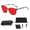 E, variant on LHYXU New Professional Sleep Glasses with 99.9% Blue Light Blocking Dual AR Coatings Red Lens, Computer Gaming Glasses for Men Women, Anti Fatigue & Eye Strain(D)