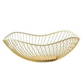 thumbnail image 1 of serony Wide Application Metal Fruit Basket Modern Style Multifunctional Sturdy And Durable Exquisite gold Oblique small 1Set, 1 of 6