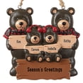 thumbnail image 1 of De Árbol De Navidad Diy Nombre Oso Familia Colgante Árbol De Navidad Adorno Colgante Vacaciones Decoración Del Hogar Regalo 2021 Colgante Cateissary HA040063-02, 1 of 6