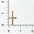 thumbnail image 4 of Pendentif Croix en Or Bicolore 14k, 4 of 4