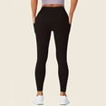 thumbnail image 5 of Leggings with Pockets for Women High Waisted Tummy Control Workout Hip Lift Yoga Pants Activewear Soft Stretchy Athletic Casual Yoga Pants, 5 of 6