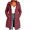 Wine, variant on Inleife Winter Jackets for Women Women's New Solid Color Long-sleeved Hooded Fashion Cotton-padded Jacket