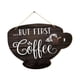 thumbnail image 4 of Letrero decorativo para puerta con forma de taza de café, 2D, creativo, para colgar en pared, para rincón de café, cocina, regalo de granja, 4 of 9
