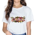 thumbnail image 2 of Chicana T-Shirt Latino Hispanic Cute Shirt Mexico Women Tops, 2 of 6