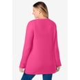 thumbnail image 4 of Woman Within Plus Size Long-Sleeve Crewneck Soft Waffle Knit Thermal Shirt, 4 of 6