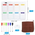thumbnail image 2 of Uxcell Magnetic Calendars for Fridge 16"x12", Weekly with Markers & Suction Cup & Towel, Colorful, 2 of 7