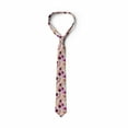 thumbnail image 3 of Floral Necktie, Carnations and Tulips, Dress Tie, 3.7", Multicolor, by Ambesonne, 3 of 3
