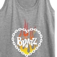 thumbnail image 3 of Bratz - Flame Logo - Chain Link Heart - Women's Racerback Tank Top, 3 of 5