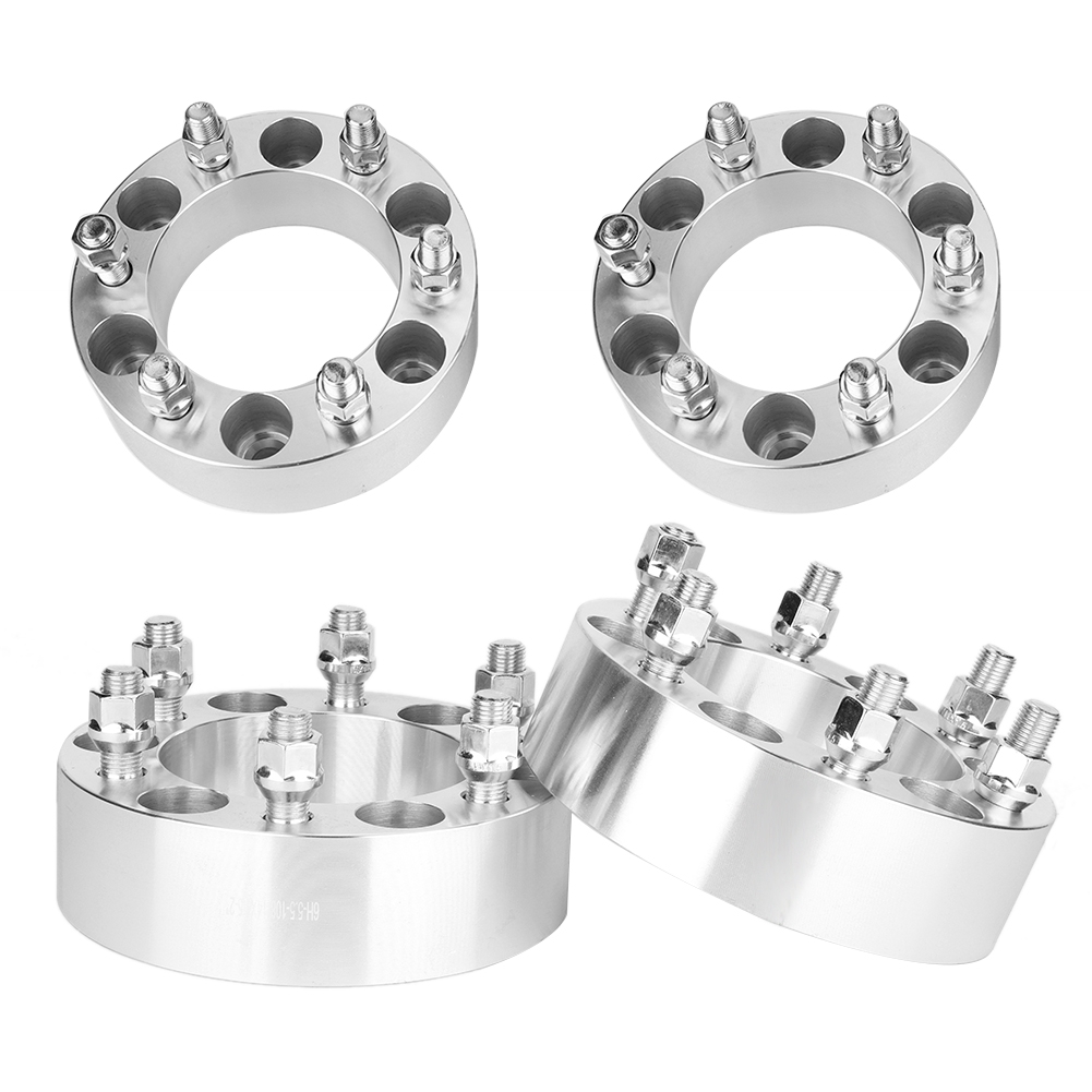 Tebru 4Pcs 2 inch Thick Hub Centric Wheel Spacers for Chevy Silverado
