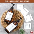 thumbnail image 4 of Set dispensador de champú y acondicionador GMISUN Glass Amber, 4 of 9