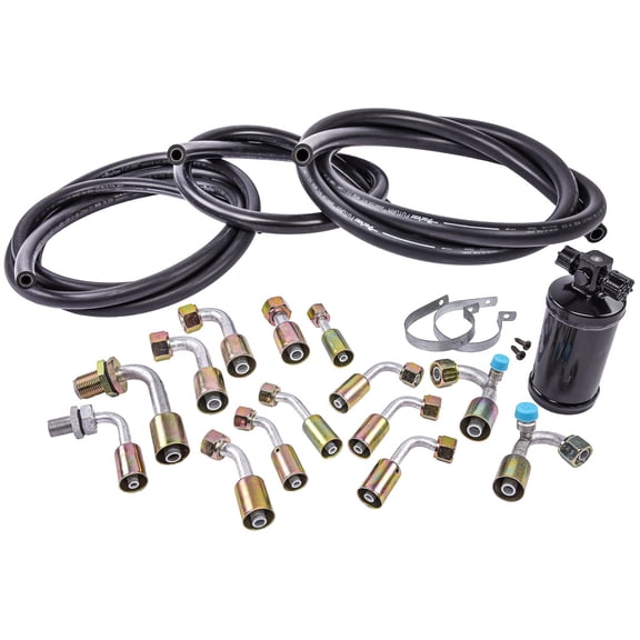 JEGS Air Conditioning Hose Kit with Dryer [Beadlock]