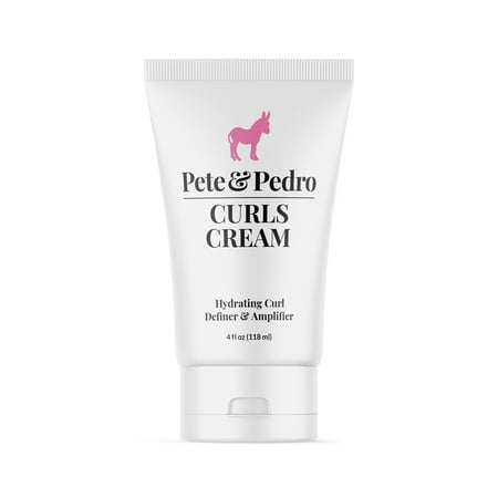 Pete & Pedro CURLING CREAM Hydrating Curl Definer & Amplifier, 4 oz.