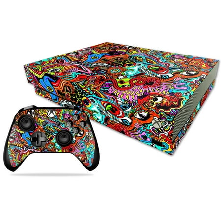 MightySkins Skin For Microsoft One X Console Only, Xbox X, Controller | Protective, Durable, and Unique Vinyl Decal wrap cover Easy To Apply, Remove, Change Styles Made in the (Best Way To Remove Grass For Garden)