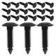 thumbnail image 1 of 100 clips de retención para coche, remaches de plástico, sujetadores, kit de retención a presión, apto para molduras de carrocería, paneles de puertas, parachoques y guardabarros., 1 of 8