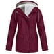 thumbnail image 1 of Pntutb Mujer Sólido Chaqueta De Lluvia Chaquetas Al Aire Libre Impermeable Con Capucha Impermeable A Prueba De Viento Pntutb Pntutb-3134, 1 of 5