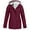 Enrobés, variante sur Qetyuw Veste de Pluie pour Femmes Imperméable Grande Taille Vestes à Capuche Doublée Polaire Fermeture Éclair Complète Manteau d'Hiver Léger