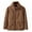 Brown, variant on Boys Winter Jacket with Stand Collar Windproof Thickened Padded Coat for Kids Outdoor Activities and Daily Wear