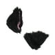 thumbnail image 1 of 1 par de orejas de gato de peluche autoadhesivas universales para bicicleta y motocicleta, accesorio de decoración para casco, color negro y rosa, 1 of 1