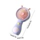 thumbnail image 3 of Mini ventilador de mano recargable por USB - Ventilador pequeño portátil con un buen flujo de aire para mujeres, niños, viajes, refrigeración de oficina e interior, 3 of 6