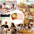 thumbnail image 5 of 4-Pack Sandwich Containers, BPA-Free Plastic Toast-Shaped Lunch Box with Lid – Reusable, Microwave & Dishwasher Safe Food Storage Box, 5 of 8
