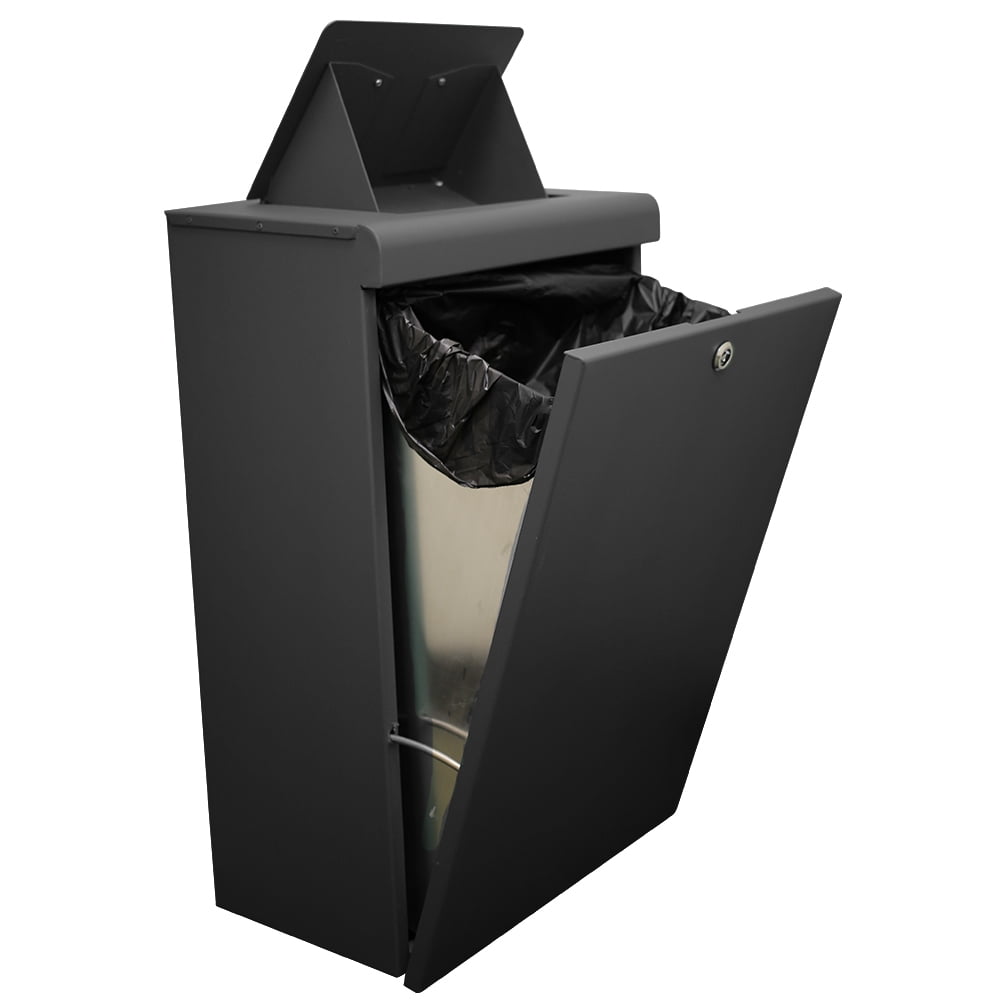 Ultimate™ Dog Waste Station / Tie_Handle Roll (Matte Black)