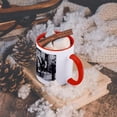 thumbnail image 5 of 3dRose, Edwardian Street Performers Vintage 1910 Funny Musicians, 15oz Two-Tone Red Mug, 5 of 7