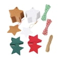 thumbnail image 1 of 160 etiquetas colgantes navideñas, etiquetas de regalo artesanales, etiquetas de cartón en para colgar en el de Navidad, decoraciones nav, 1 of 8