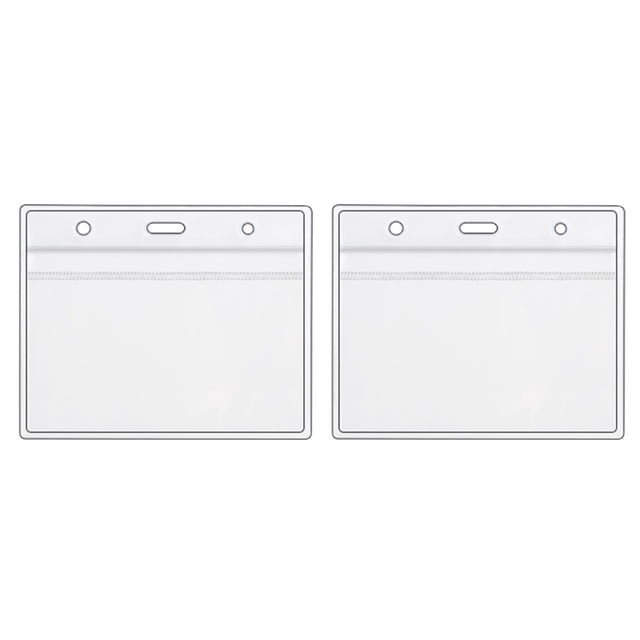 Estuche protector de PVC para tarjetas sanitarias, funda blanda para tarjetas, decoración del hogar, 2 unidades, 4 x 3 pulgadas (sin cuerda)