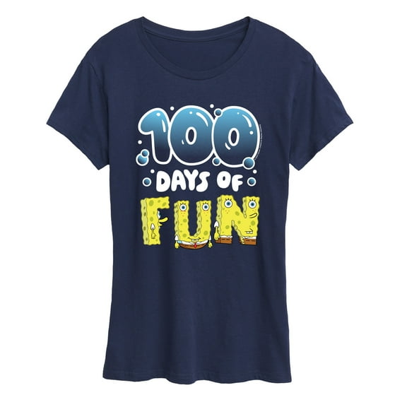 SpongeBob SquarePants - 100 Days Of Fun - Women's Short Sleeve Graphic T-Shirt