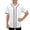 White, variant on OVAFBAU Boys Athletic T Shirts Mesh Quickly Dry Short Sleeve Tee Active Tops Casual Sportswear Summer Solid Color Dry Mesh Casual Sports Short Sleeve Baseball Top