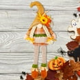thumbnail image 2 of WBQ Fall Dwarf Elf Dolls Scandinavian Swedish Tomte Gnomes Autumn Gnomes Thanksgiving Decorations With Sunflower Maple Leaf For Thanksgiving Day Gift Table Ornament, 2 of 5