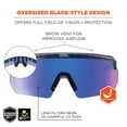 thumbnail image 3 of Gafas de sol de seguridad Ergodyne Skullerz AEGIR con lente espejada, 3 of 9