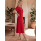 thumbnail image 4 of Vestido De Mujer Midi Casual Stretch Para Diario Y Salida, 4 of 5