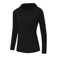 thumbnail image 5 of ZJXFGS Long Sleeve Athletic Shirts for Women Sunshirts for Women Women'S Autumn Running Tops Dry Fit Long Sleeve Shirts for Women Black L, 5 of 6