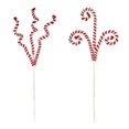thumbnail image 4 of Accesorios para coronas festivas Palillos de bastón de caramelo navideños Adornos de piruleta rizada de lana para árbol de Navidad Juego de 6 para rellenar jarrones de hogar, 4 of 5