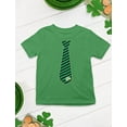thumbnail image 5 of Tstars Boys Unisex Irish Clover Striped Tie Kids St Patricks Day Shamrock Shirts Gift for Boys Irish Shirt Pride Proud Irish Toddler Kids Graphic T Shirt, 5 of 10