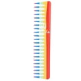 thumbnail image 2 of QIILU Hair Styling Comb, Round Comb Teeth Scalp Massaging Comfortable Grip Fashionable Haircut Combs For Long Short Hair For Household Use, 2 of 8