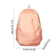 thumbnail image 3 of Dmlowu School Backpack Breathable Travel Backpack Large Capacity Laptop Backpack for Business Hiking Trip, Lightweight Adjustable School Book Bag for Women Men, 12x18 Inch ( Pink ), 3 of 7