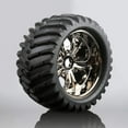 thumbnail image 3 of CEN Racing CEGCKR0505 V-Pattern Wheels & Tires Spare Parts Set, Black, 3 of 3