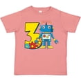 thumbnail image 3 of Inktastic 3rd Birthday Robot Boys or Girls Toddler T-Shirt, 3 of 5