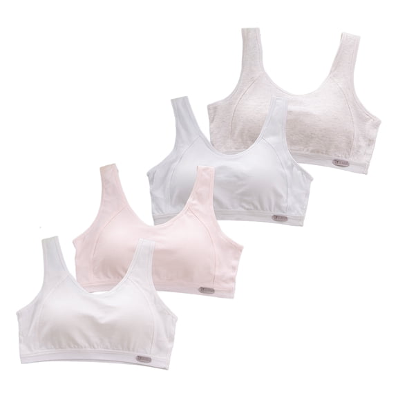 LYMAYTER M-4XL Teen Girls Sports Bra 12-15 Sports Seamless Comfort Bra Wirefree Breathable Bra