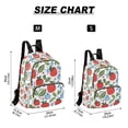 thumbnail image 2 of FORMRS Mini Backpack Purse for Women Quilted Travel Daypack Casual Shoulder Bag, Vibrant Strawberries, 2 of 7