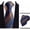 WT7, variant on Extra Long Ties for Men Big and Tall Classic Woven Jacquard Silk Necktie Business Wedding Formal Party Groom Gift Tie